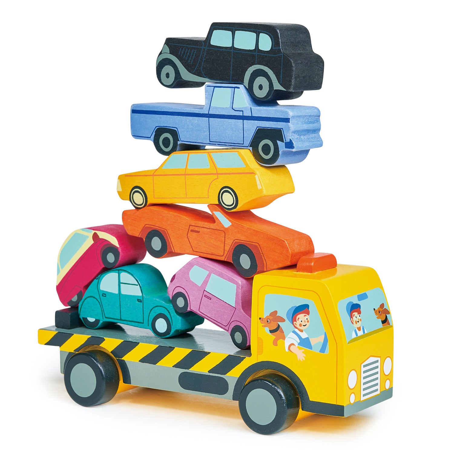 Melissa & doug stacking cars online