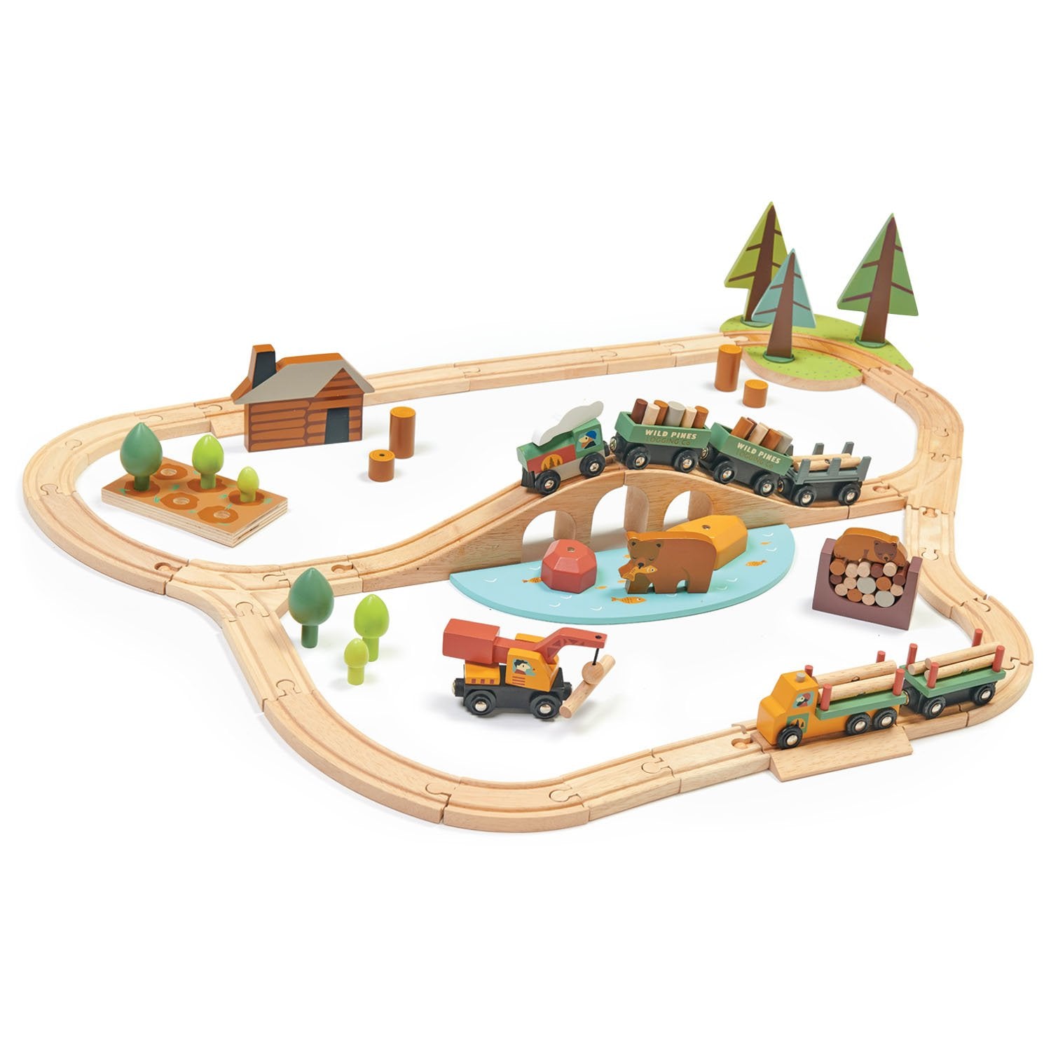 Wooden deals train toy