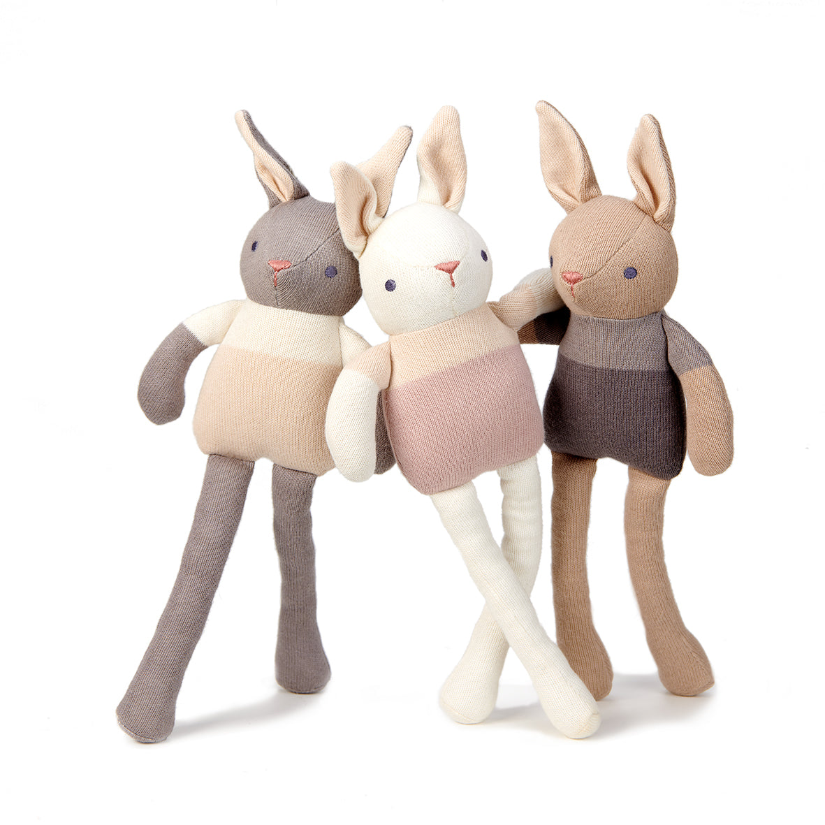 Baby Threads Grey Bunny Doll