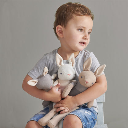 Baby Threads Grey Bunny Doll