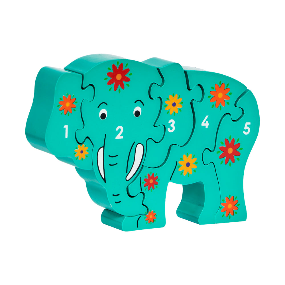 Green Elephant 1-5 Jigsaw 30th Birthday Edition