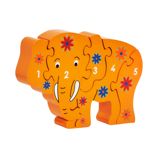 Orange Elephant 1-5 Jigsaw 30th Birthday Edition