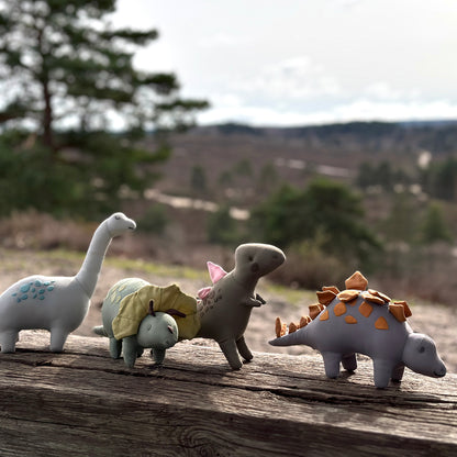 Steggy Linen Dinosaur Toy