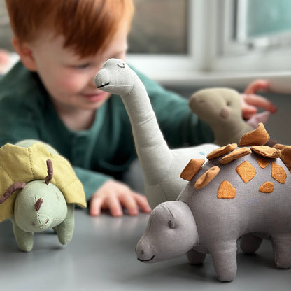 Steggy Linen Dinosaur Toy