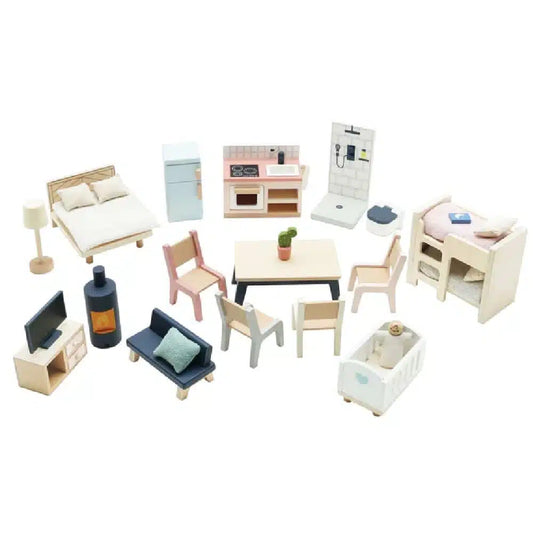 Le Toy Van Complete Dolls House Furniture Set